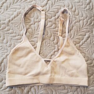 Lively Skinny Strap Bralette- Toasted Almond